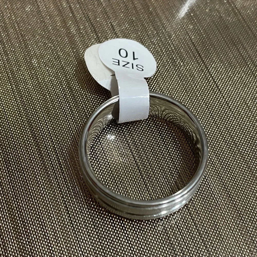 Stainless steel men ring